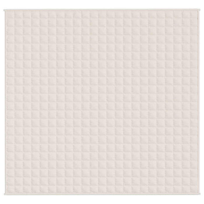 Pătură grea, crem deschis, 220x230 cm, 15 kg, material textil - WALTI WALTI