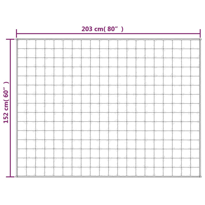 Pătură grea, albastru, 152x203 cm, 7 kg, material textil - WALTI WALTI