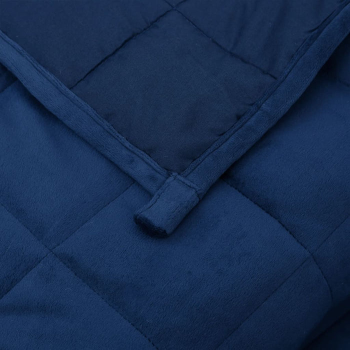 Pătură grea, albastru, 200x220 cm, 13 kg, textil - WALTI WALTI