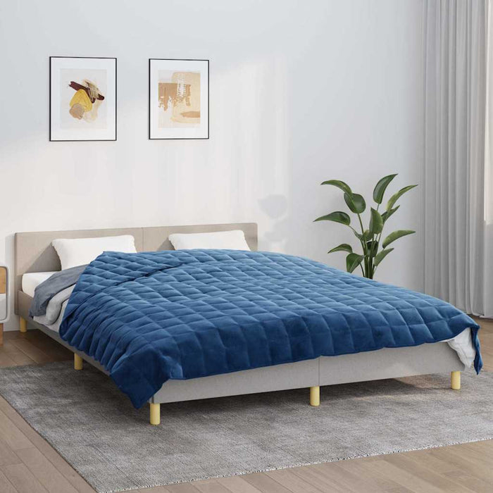 Pătură grea, albastru, 220x240 cm, 11 kg, material textil - WALTI WALTI
