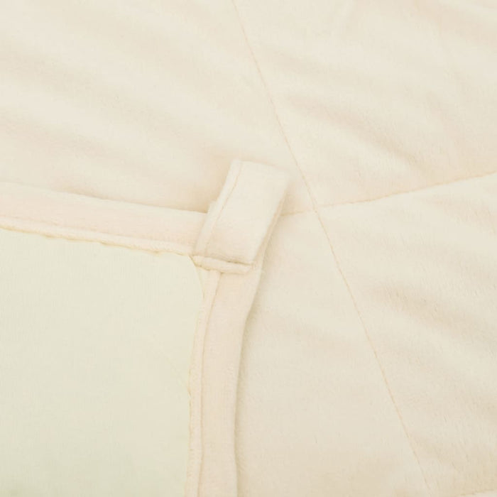 Pătură grea, crem deschis, 122x183 cm, 5 kg, textil - WALTI WALTI