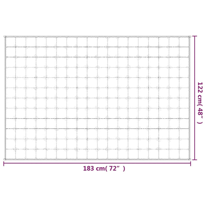 Pătură grea, crem deschis, 122x183 cm, 5 kg, textil - WALTI WALTI