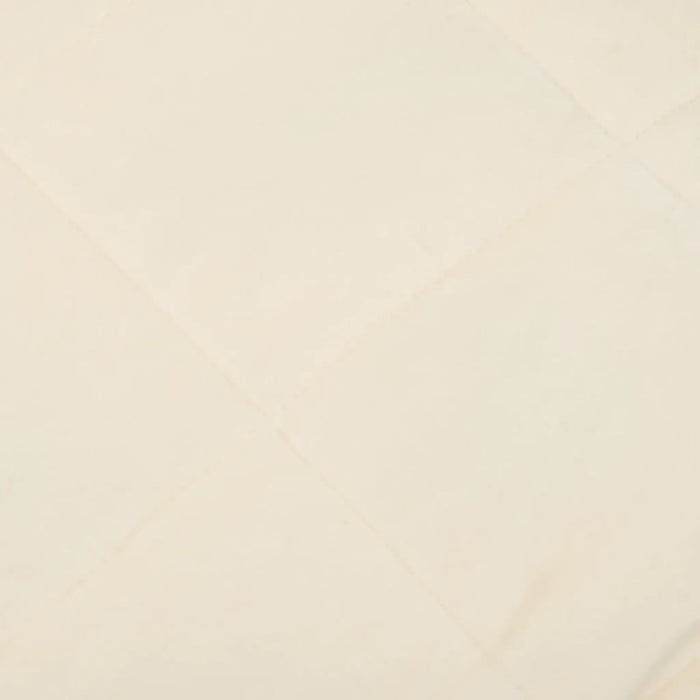 Pătură grea, crem deschis, 122x183 cm, 9 kg, material textil - WALTI WALTI