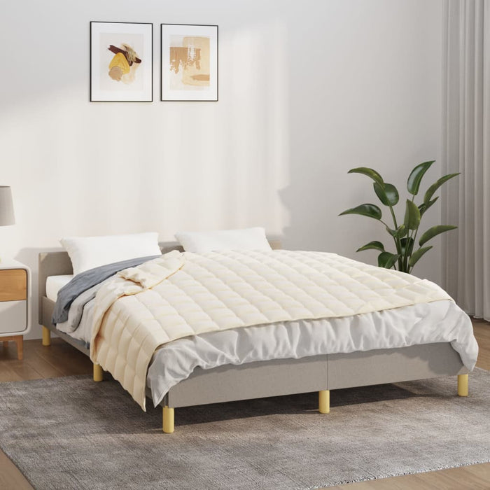 Pătură grea, crem deschis, 122x183 cm, 9 kg, material textil - WALTI WALTI