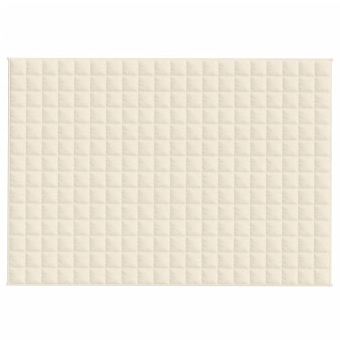 Pătură grea, crem deschis, 140x200 cm, 10 kg, material textil - WALTI WALTI