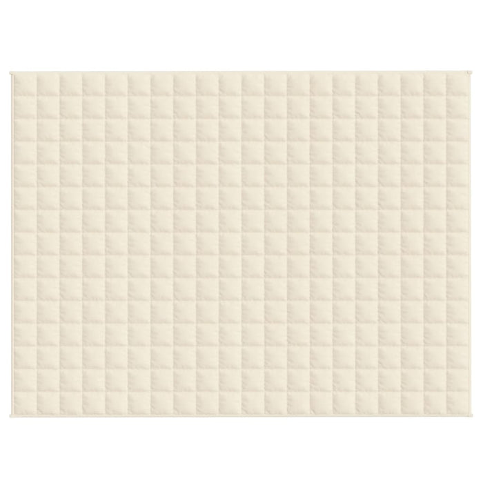 Pătură grea, crem deschis, 152x203 cm, 7 kg, material textil - WALTI WALTI