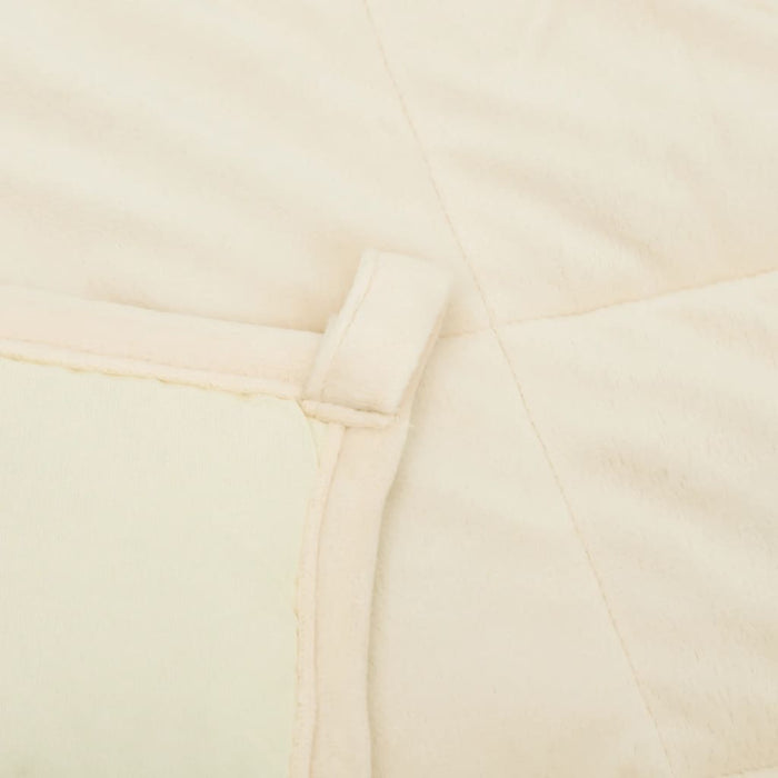 Pătură grea, crem deschis, 152x203 cm, 11 kg, material textil - WALTI WALTI