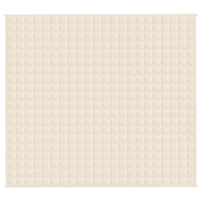 Pătură grea, crem deschis, 200x220 cm, 9 kg, material textil - WALTI WALTI