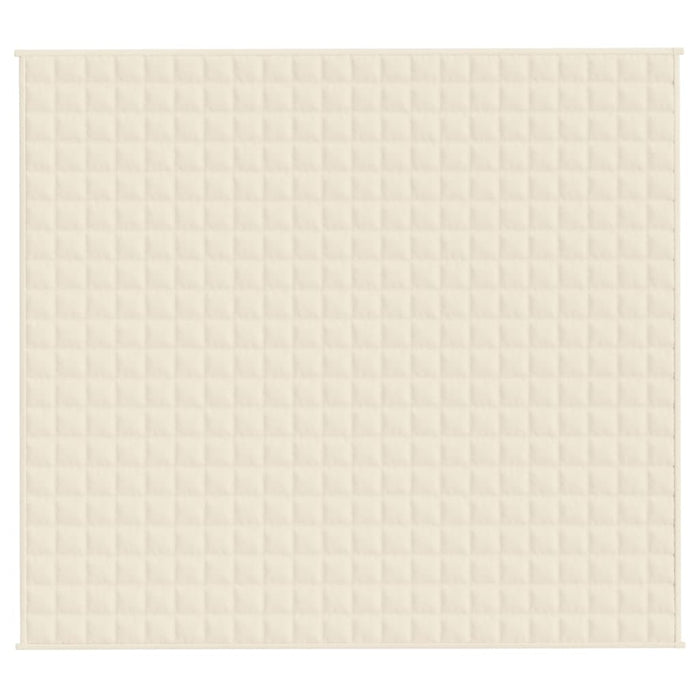 Pătură grea, crem deschis, 200x220 cm, 13 kg, material textil - WALTI WALTI