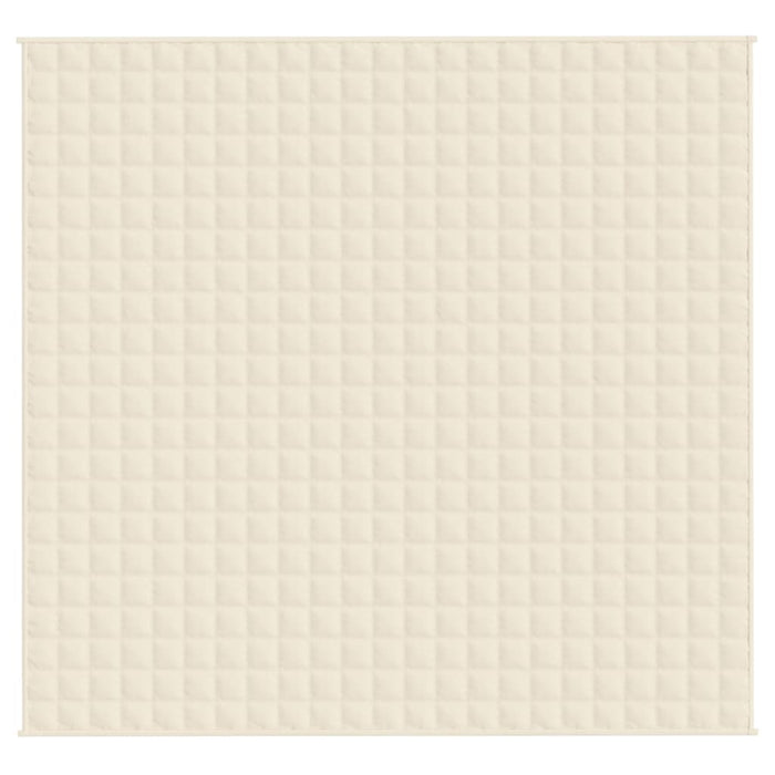 Pătură grea, crem deschis, 220x240 cm, 11 kg, material textil - WALTI WALTI