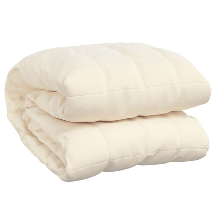 Pătură grea, crem deschis, 220x230 cm, 15 kg, material textil - WALTI WALTI