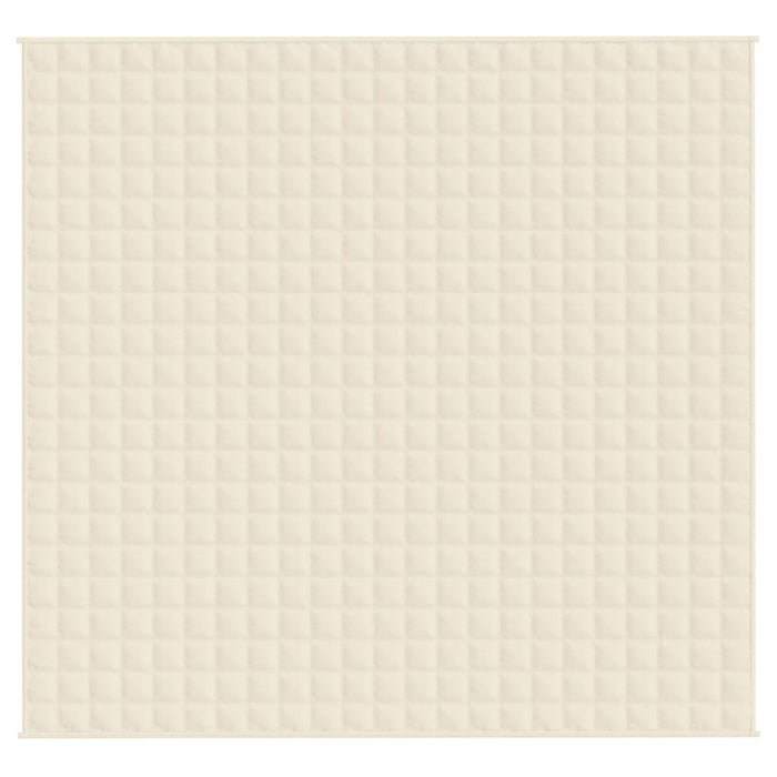 Pătură grea, crem deschis, 220x230 cm, 15 kg, material textil - WALTI WALTI