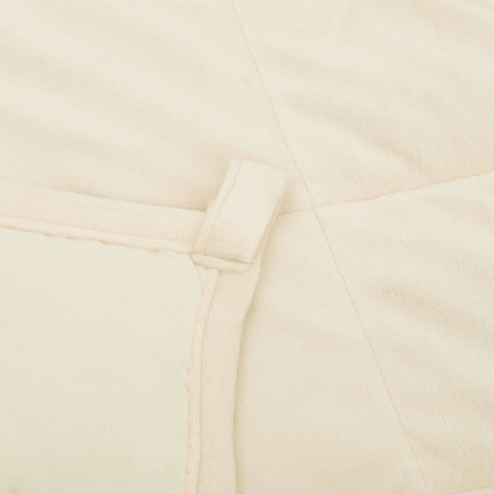 Pătură grea, crem deschis, 220x230 cm, 15 kg, material textil - WALTI WALTI
