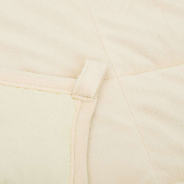 Pătură grea, crem deschis, 220x240 cm, 15 kg, material textil - WALTI WALTI