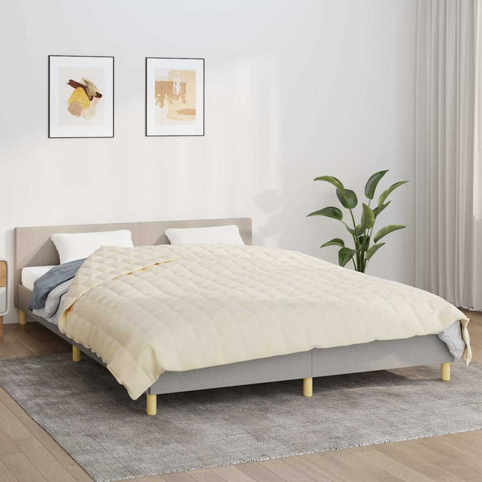 Pătură grea, crem deschis, 220x240 cm, 15 kg, material textil - WALTI WALTI