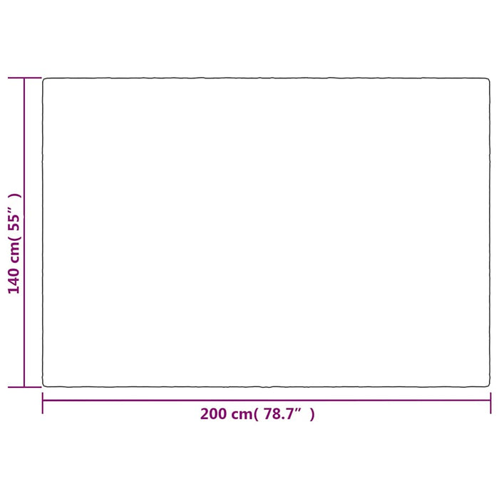 Pătură grea cu husă, gri, 140x200 cm, 10 kg, material textil WALTI