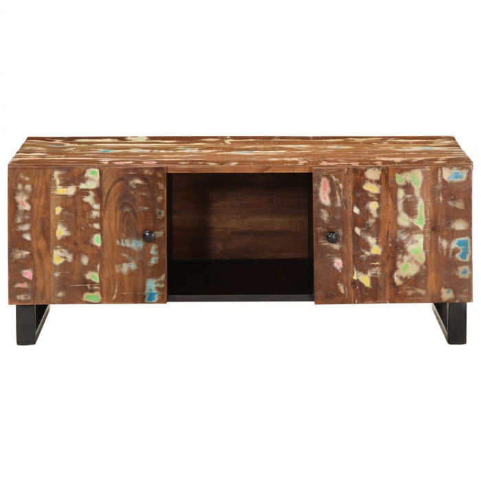 Măsuță de cafea 100x54x40 cm lemn masiv reciclat/lemn prelucrat - WALTI WALTI