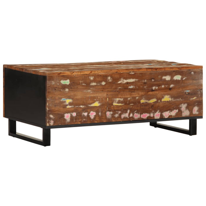 Măsuță de cafea 100x54x40 cm lemn masiv reciclat/lemn prelucrat - WALTI WALTI