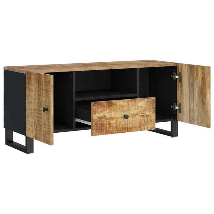 Dulap TV 105x33,5x46 cm, lemn masiv de mango și lemn prelucrat - WALTI WALTI