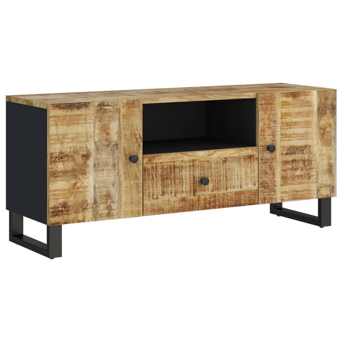 Dulap TV 105x33,5x46 cm, lemn masiv de mango și lemn prelucrat - WALTI WALTI
