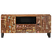 Dulap TV, 105x33,5x46 cm, lemn masiv reciclat&lemn prelucrat - WALTI WALTI