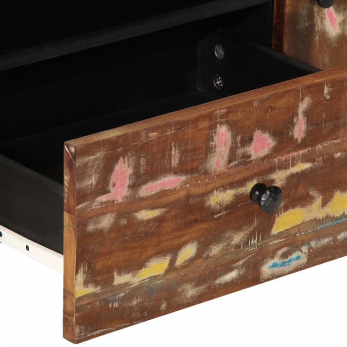 Dulap TV, 105x33,5x46 cm, lemn masiv reciclat&lemn prelucrat - WALTI WALTI