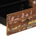 Dulap TV, 105x33,5x46 cm, lemn masiv reciclat&lemn prelucrat - WALTI WALTI
