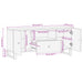 Dulap TV, 105x33,5x46 cm, lemn masiv reciclat&lemn prelucrat - WALTI WALTI