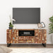 Dulap TV, 105x33,5x46 cm, lemn masiv reciclat&lemn prelucrat - WALTI WALTI