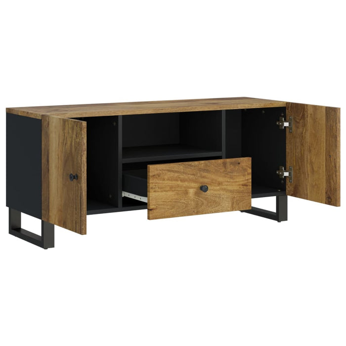Dulap TV 105x33,5x46 cm, lemn masiv de mango și lemn prelucrat - WALTI WALTI