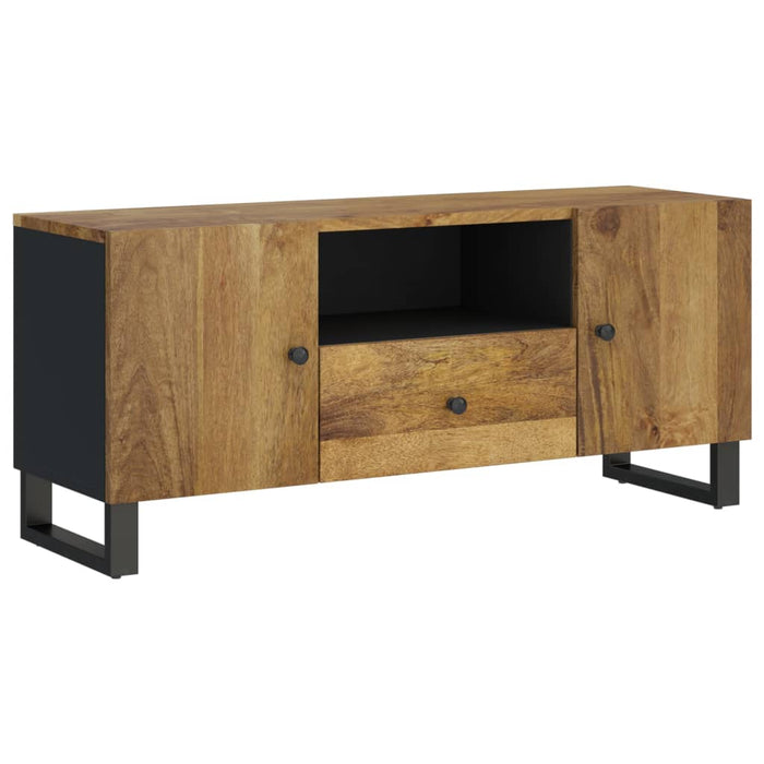 Dulap TV 105x33,5x46 cm, lemn masiv de mango și lemn prelucrat - WALTI WALTI