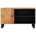 Dulap TV, 80x33x46 cm, lemn masiv de acacia&lemn prelucrat - WALTI WALTI