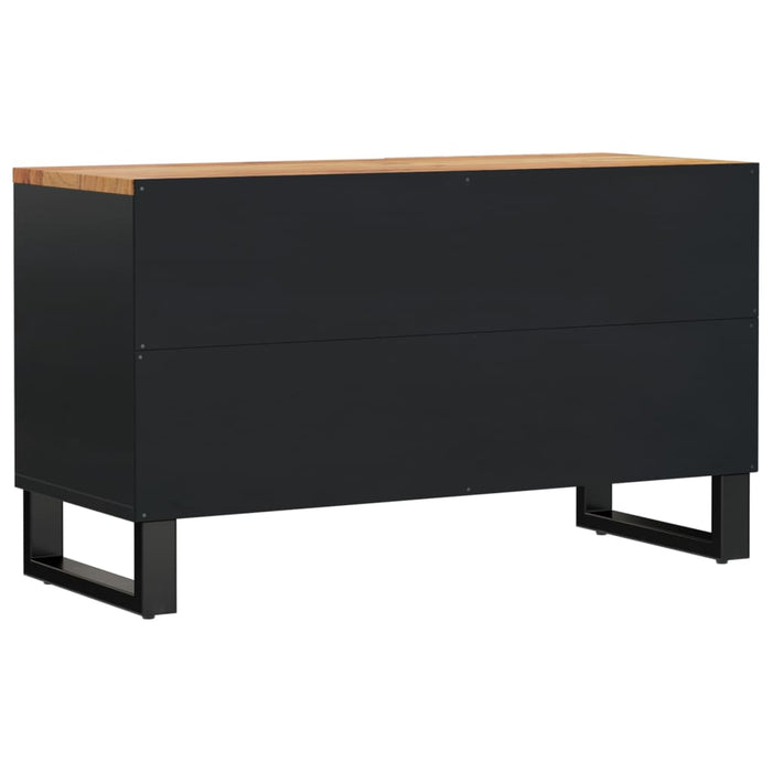 Dulap TV, 80x33x46 cm, lemn masiv de acacia&lemn prelucrat - WALTI WALTI