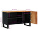 Dulap TV, 80x33x46 cm, lemn masiv de acacia&lemn prelucrat - WALTI WALTI