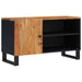Dulap TV, 80x33x46 cm, lemn masiv de acacia&lemn prelucrat - WALTI WALTI