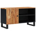 Dulap TV, 80x33x46 cm, lemn masiv de acacia&lemn prelucrat - WALTI WALTI