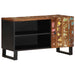 Dulap TV, 80x33x46 cm, lemn masiv reciclat&lemn prelucrat - WALTI WALTI