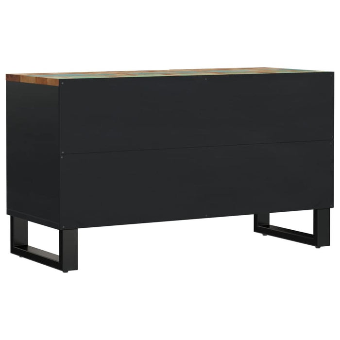 Dulap TV, 80x33x46 cm, lemn masiv reciclat&lemn prelucrat - WALTI WALTI