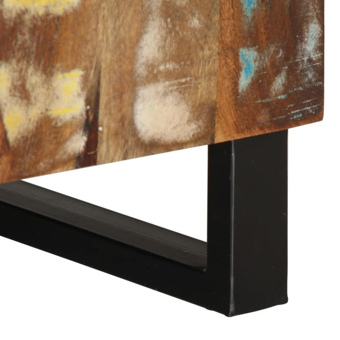 Dulap TV, 80x33x46 cm, lemn masiv reciclat&lemn prelucrat - WALTI WALTI