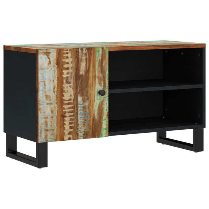 Dulap TV, 80x33x46 cm, lemn masiv reciclat&lemn prelucrat - WALTI WALTI