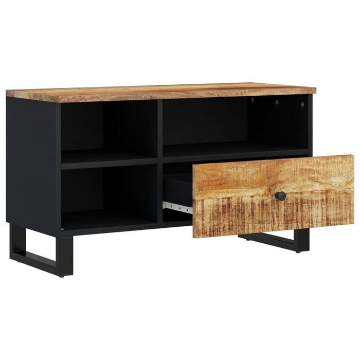 Dulap TV 80x33x46 cm, lemn masiv de mango și lemn prelucrat - WALTI WALTI
