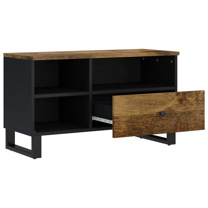 Dulap TV 80x33x46 cm, lemn masiv de mango și lemn prelucrat - WALTI WALTI
