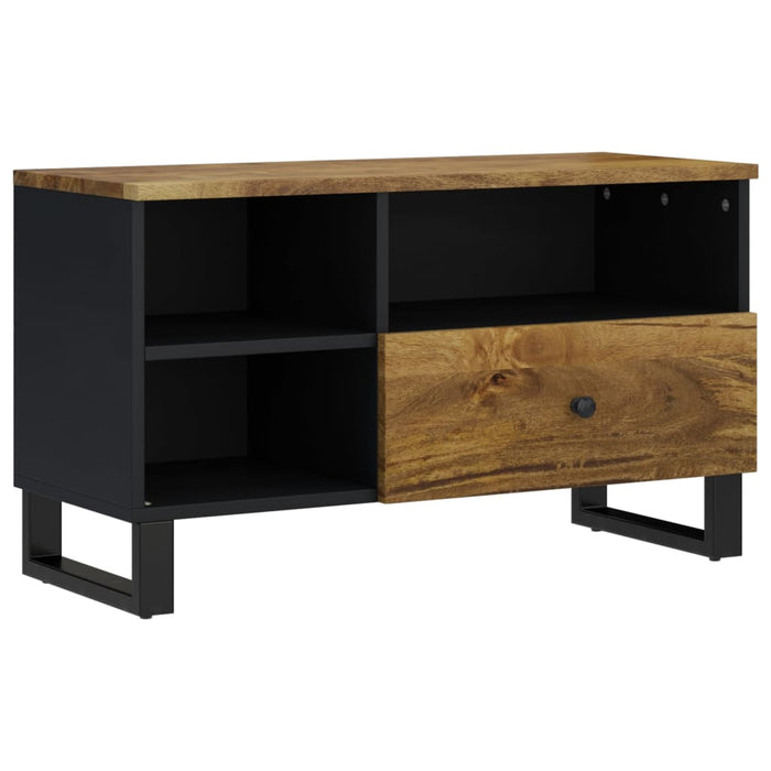 Dulap TV 80x33x46 cm, lemn masiv de mango și lemn prelucrat - WALTI WALTI