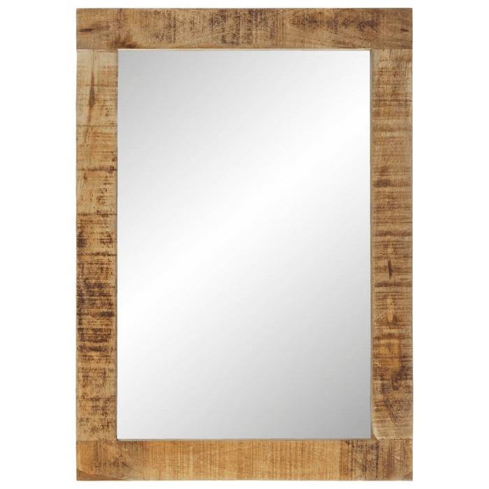 Oglindă, 70x50 cm, lemn masiv de mango și sticlă WALTI