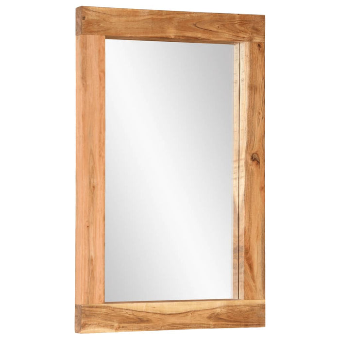 Oglindă, 70x50 cm, lemn masiv de acacia și sticlă WALTI