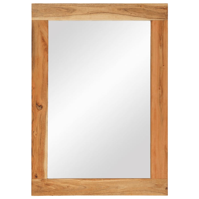 Oglindă, 70x50 cm, lemn masiv de acacia și sticlă WALTI