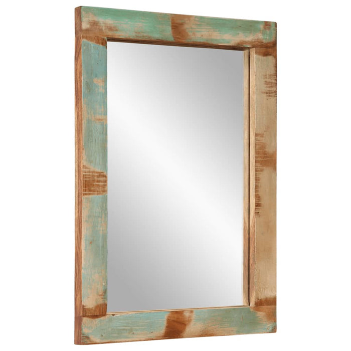 Oglindă, 70x50 cm, lemn masiv reciclat și sticlă - WALTI WALTI