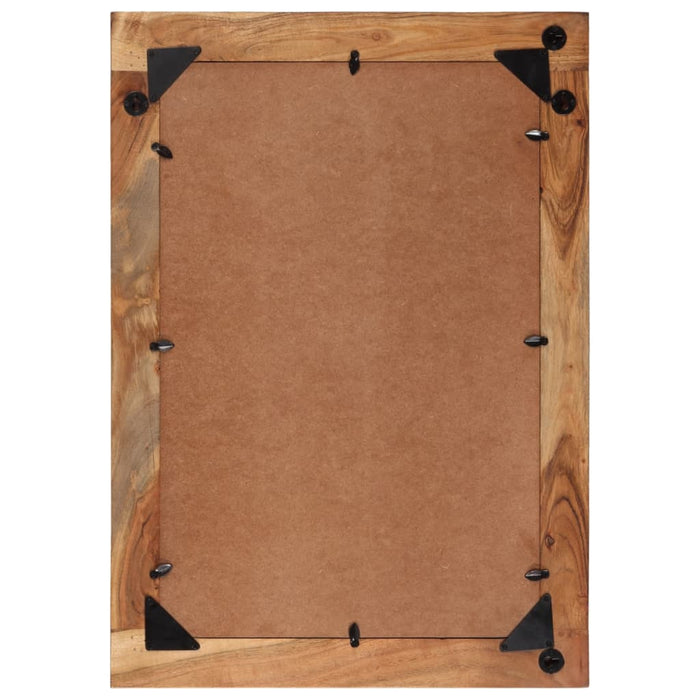 Oglindă, 70x50 cm, lemn masiv reciclat și sticlă - WALTI WALTI