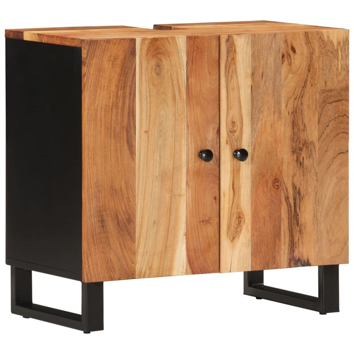 Dulap de chiuvetă 62x33x58 cm lemn masiv acacia & lemn compozit - WALTI WALTI