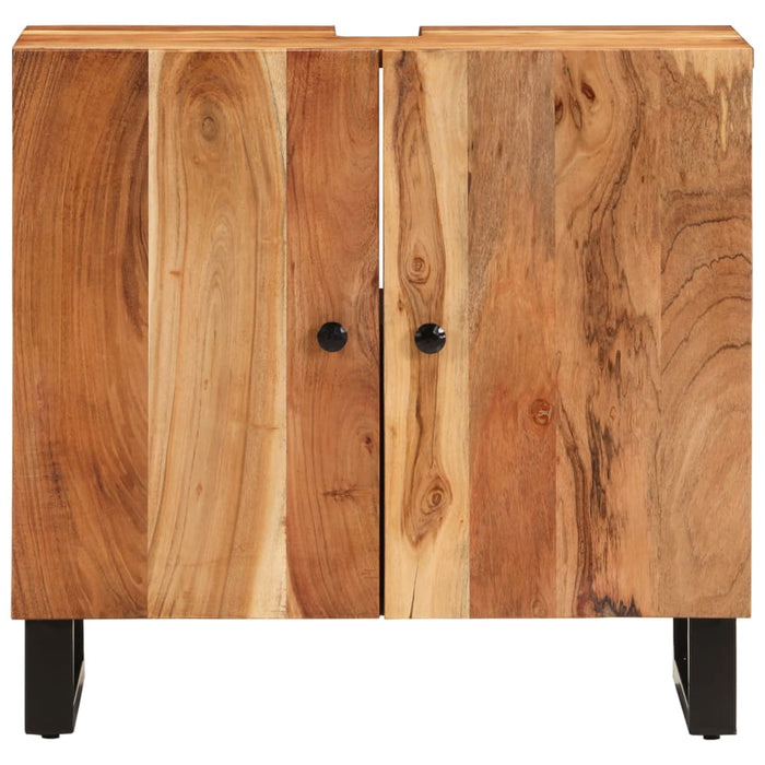 Dulap de chiuvetă 62x33x58 cm lemn masiv acacia & lemn compozit - WALTI WALTI
